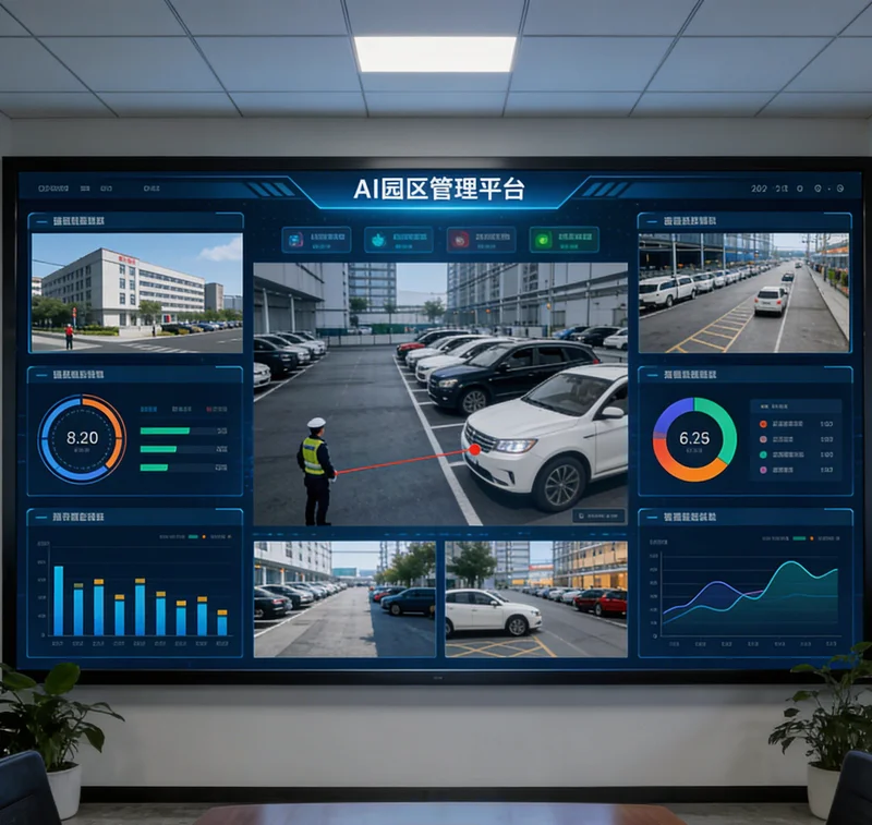 左侧为原始户型图，右侧为AI自动识别标注后的效果图