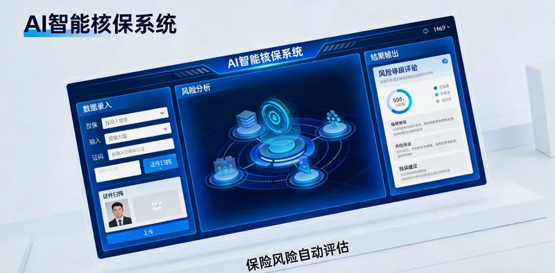 核保员深夜讨论复杂体检报告的场景