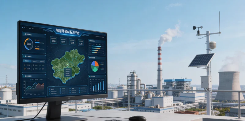 一条典型的危废人工分拣线，物料复杂，工人正在作业