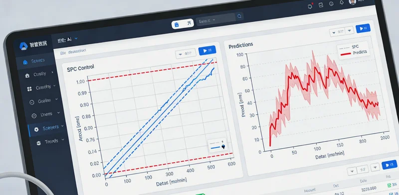 深夜,一名饲养员正在牛舍内查看温湿度计,表情疲惫