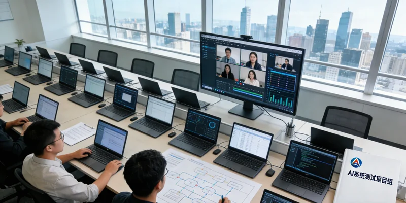 流程图，展示评估AI房源描述供应商时的三步测试法：户型理解测试、文案风格测试、易用性测试