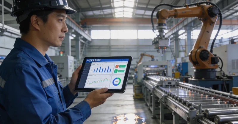 煤制天然气厂煤仓内部，摄像头拍摄的粉尘环境下画面