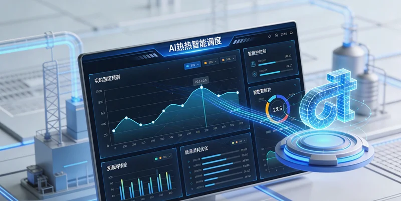 污水厂曝气池，标注为AI节能优化首要切入点