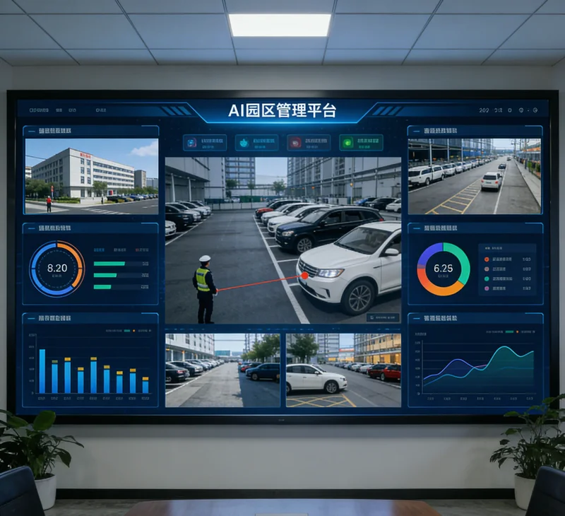 一张示意图，左侧是杂乱的数据表格和纸张，右侧是清晰的结构化数据库，中间一个箭头指向AI模型