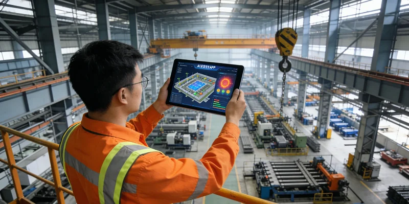 智能手表SMT贴片生产线，屏幕上显示设备运行状态数据