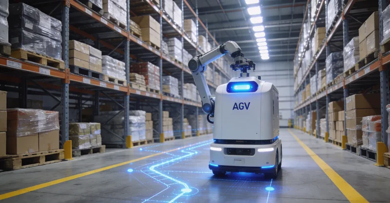 仓库调度员在电脑前查看AI配载系统生成的3D装车方案