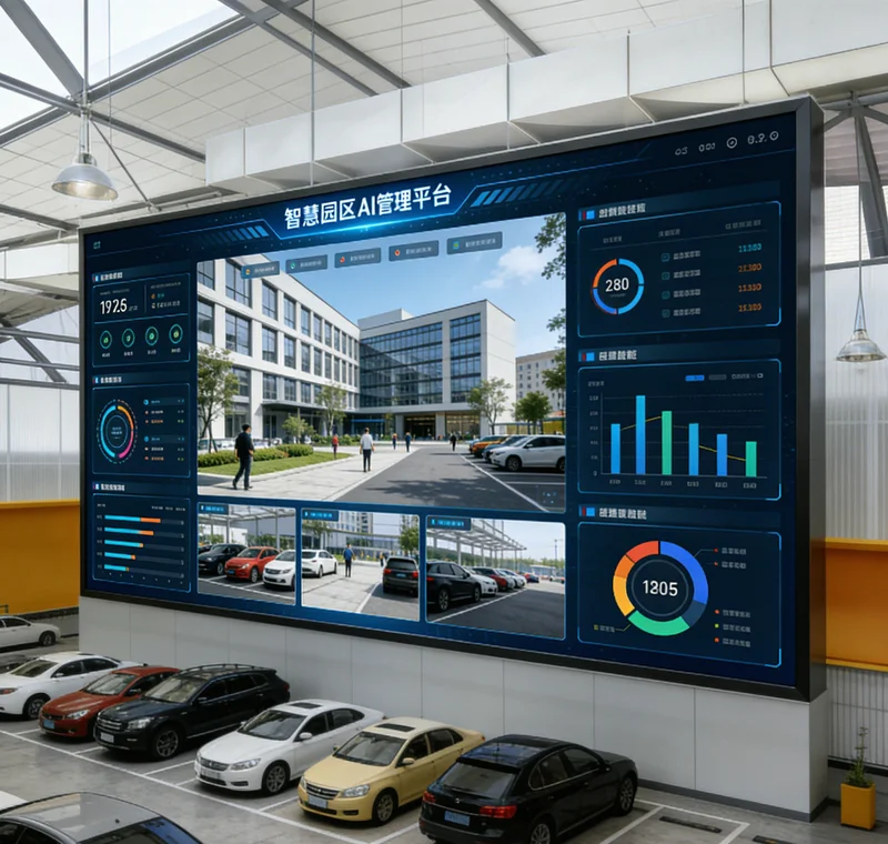 AI视觉测量设备在线自动检测显示屏尺寸,屏幕显示绿色PASS信号