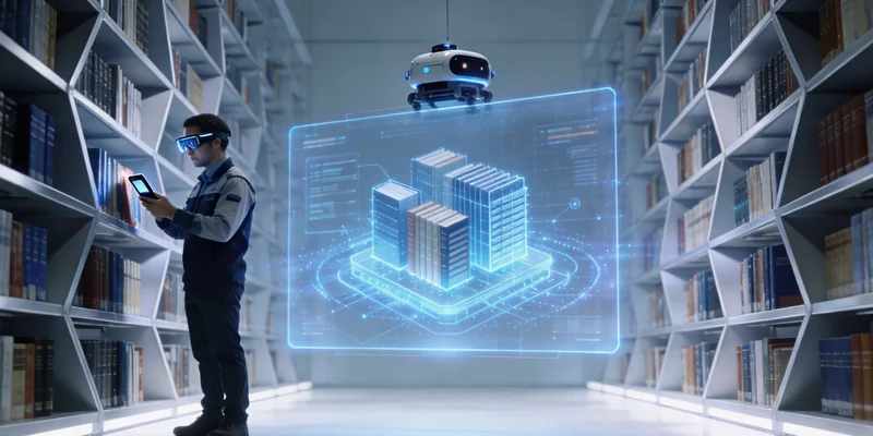 晶圆厂控制室内,工程师正在查看能源管理系统的监控大屏