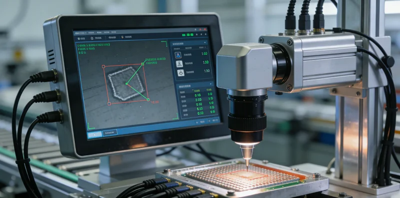 成衣车间质检工位,工人正在紧张检视衣物