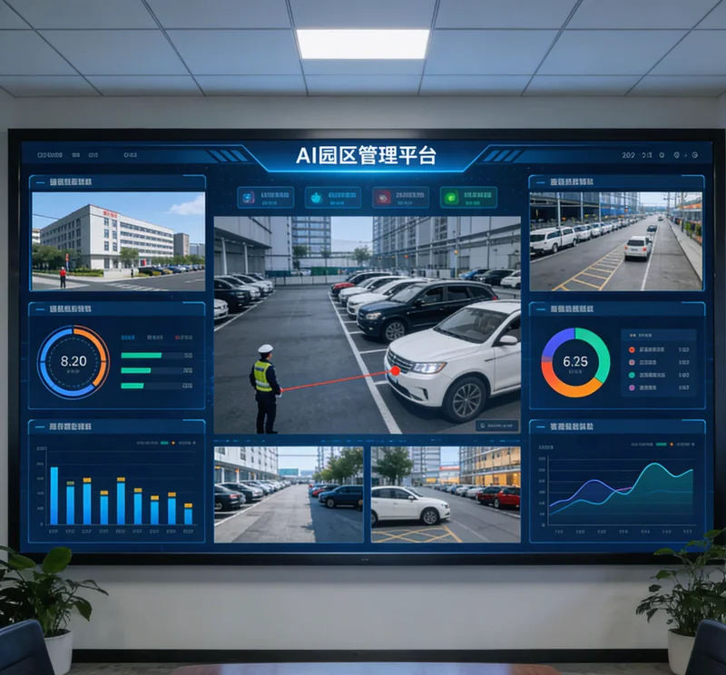 车间内安装的AI参数优化系统操作界面，显示实时工艺参数与优化建议