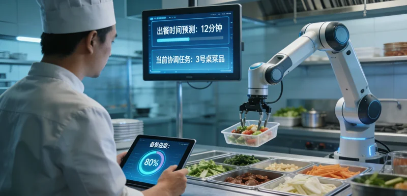 中餐厅晚市高峰期嘈杂的就餐环境