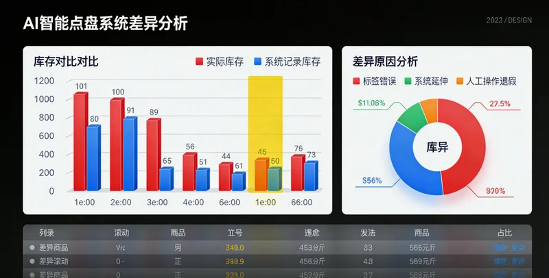 一个略显凌乱的注射器成品仓库，货架上堆放着不同规格的纸箱，一名员工正在手持单据费力地寻找货物。