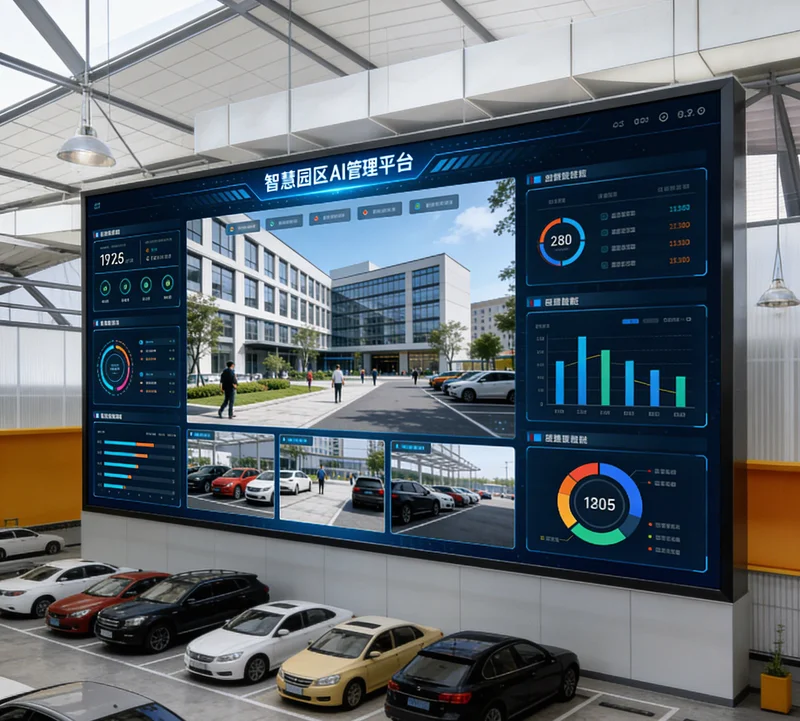 AI供应链预测模型关联多维度数据的网络示意图