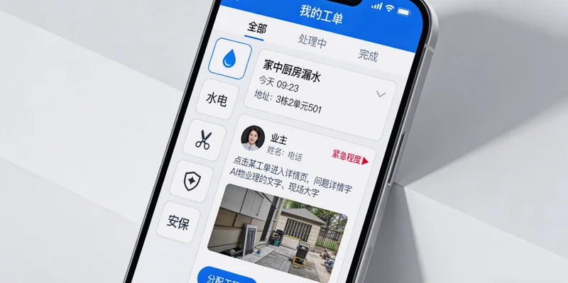 电脑屏幕上显示着AI采购优化系统的可视化界面，清晰展示需求预测、库存水位和价格趋势