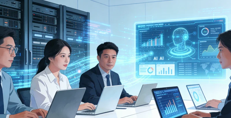 AI工艺优化系统界面,显示实时工艺曲线与预警信息