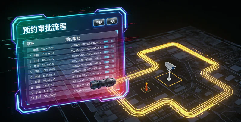 电脑屏幕上显示着AI碳管理系统的驾驶舱界面,包含实时能耗、碳排趋势、设备排名等数据看板