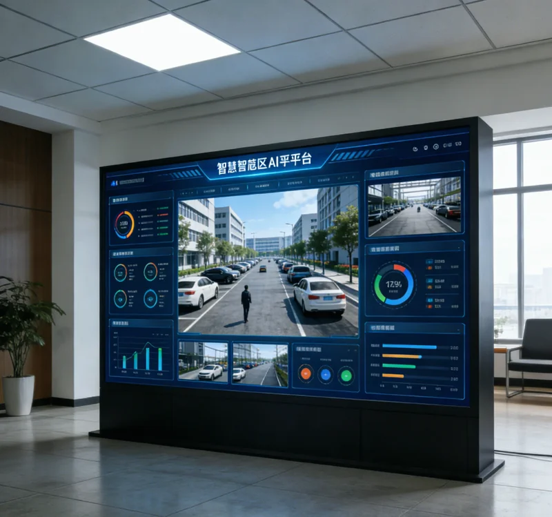 电脑屏幕上显示着多台注塑机的实时健康状态和预测寿命仪表盘